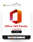 Office 365 Family 6 persone year italia online 12 mesi